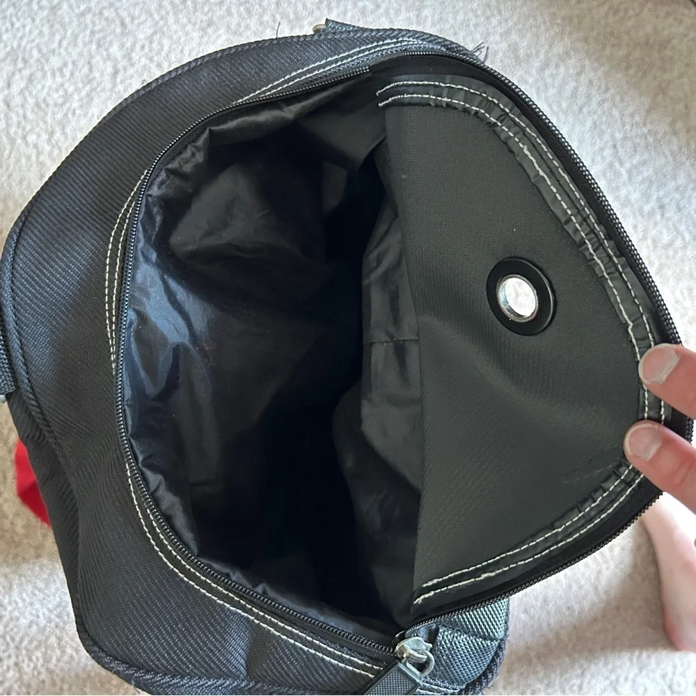 Marlboro 90s Vintage Compass Logo Black Red Promo Duffel Bag  OS